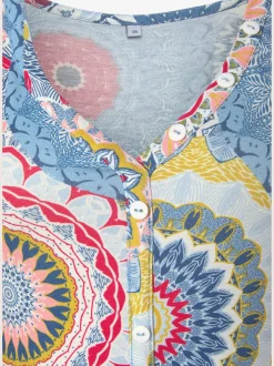 Vivance Robes<Robe en jersey encolure en v dégagée