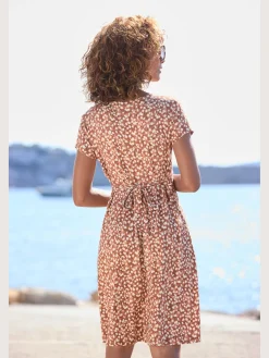 Vivance Robes<Robe en jersey encolure en v dégagée