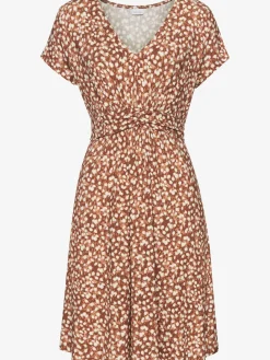 Vivance Robes<Robe en jersey encolure en v dégagée