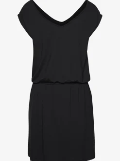 LASCANA Robes<Robe en jersey encolure en v dégagée devant et au dos