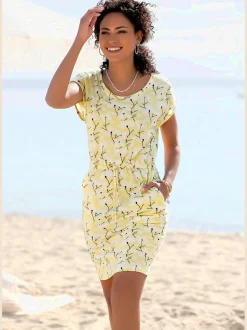 Beachtime Robes<Robe en jersey encolure ronde