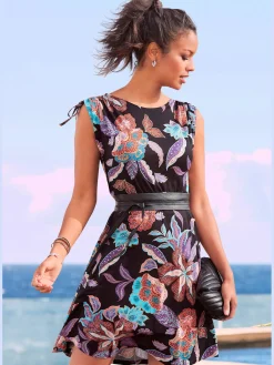 Vivance Robes<Robe en jersey encolure ronde