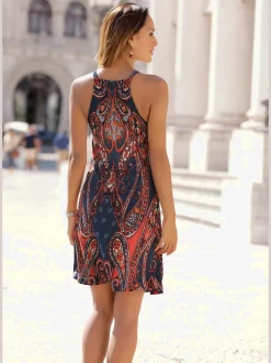 LASCANA Robes<Robe en jersey encolure raffinée devant