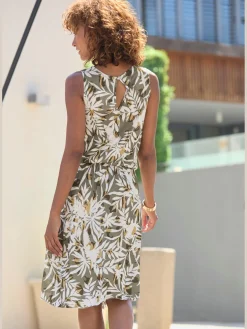 Vivance Robes<Robe en jersey encolure ronde