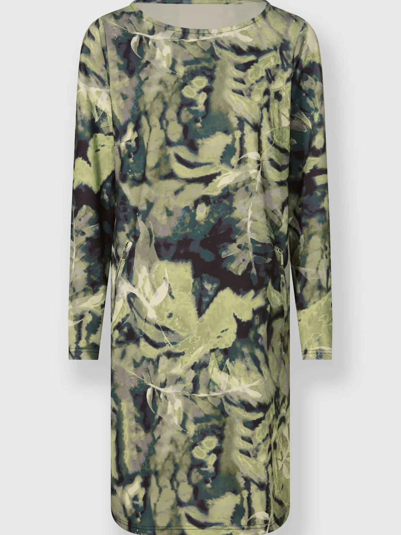 Rick Cardona Robes<Robe en jersey joli motif feuilles