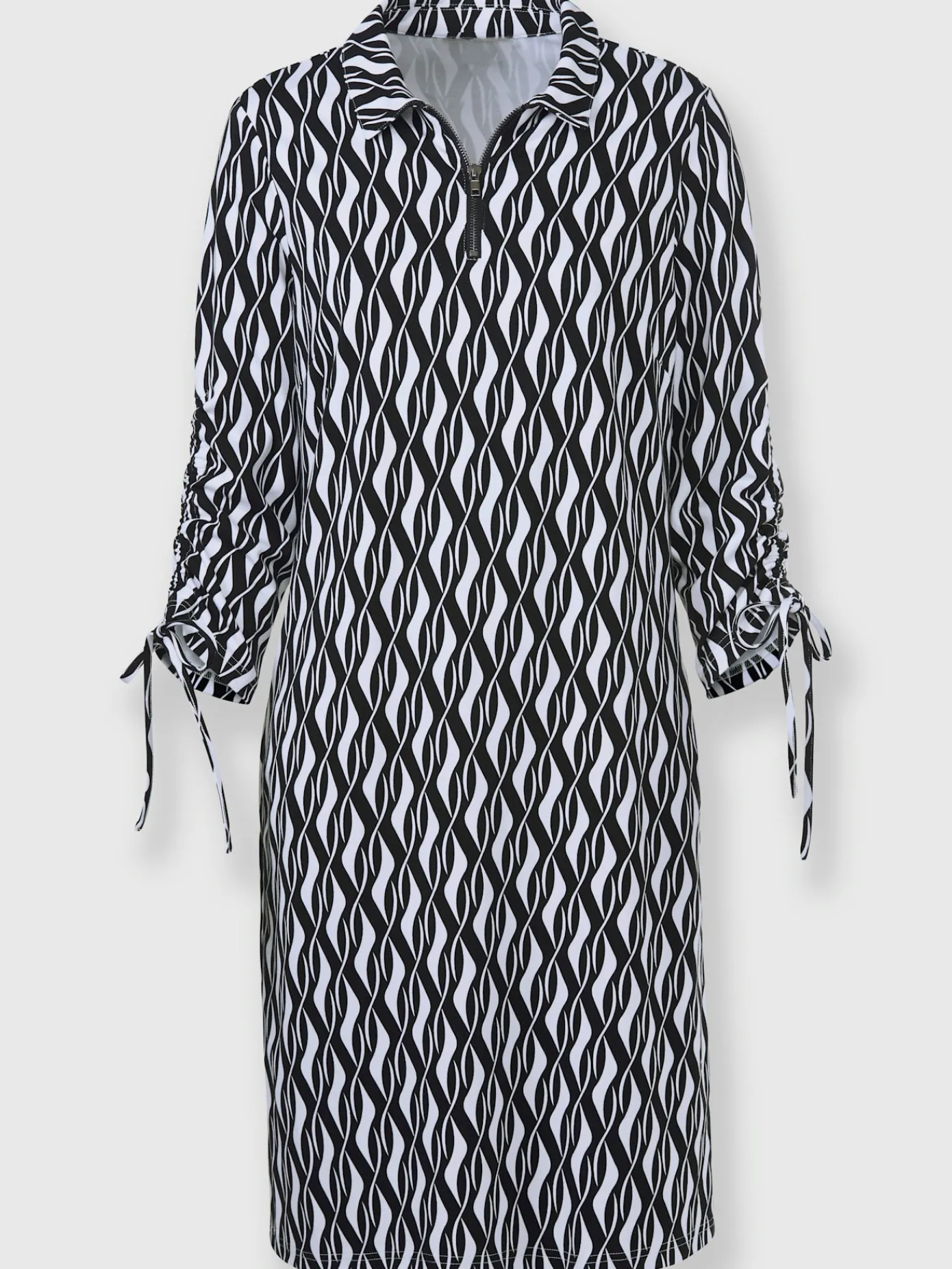 Rick Cardona Robes<Robe en jersey lien réglable aux manches