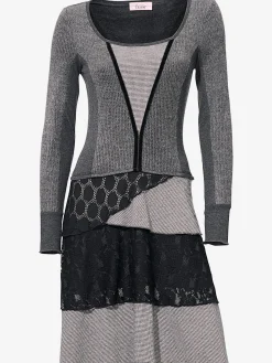 Linea Tesini Robes<Robe en jersey matières tendance