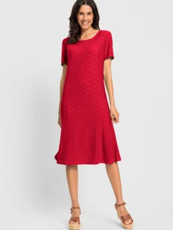 Robes<Robe en jersey polyester recyclé