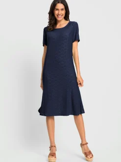 Robes<Robe en jersey polyester recyclé