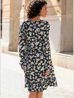 LASCANA Robes<Robe en jersey robe à motifs en viscose