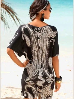 LASCANA Robes<Robe en jersey robe tunique estivale à motifs