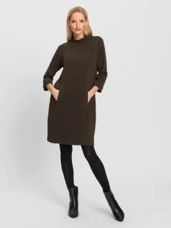 Rick Cardona Robes<Robe en jersey structure gaufrée