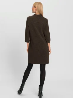 Rick Cardona Robes<Robe en jersey structure gaufrée