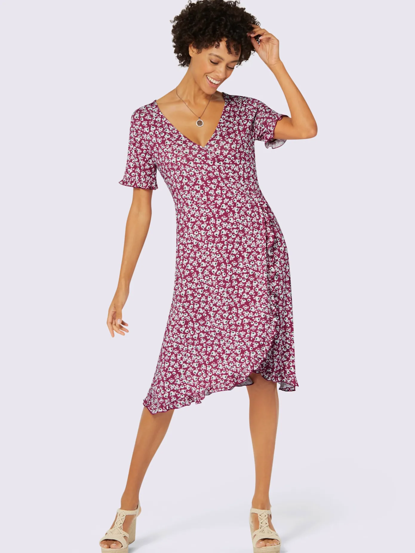 Robes<Robe en jersey viscose