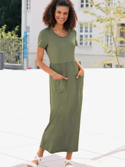 Collection L Robes<Robe en jersey viscose