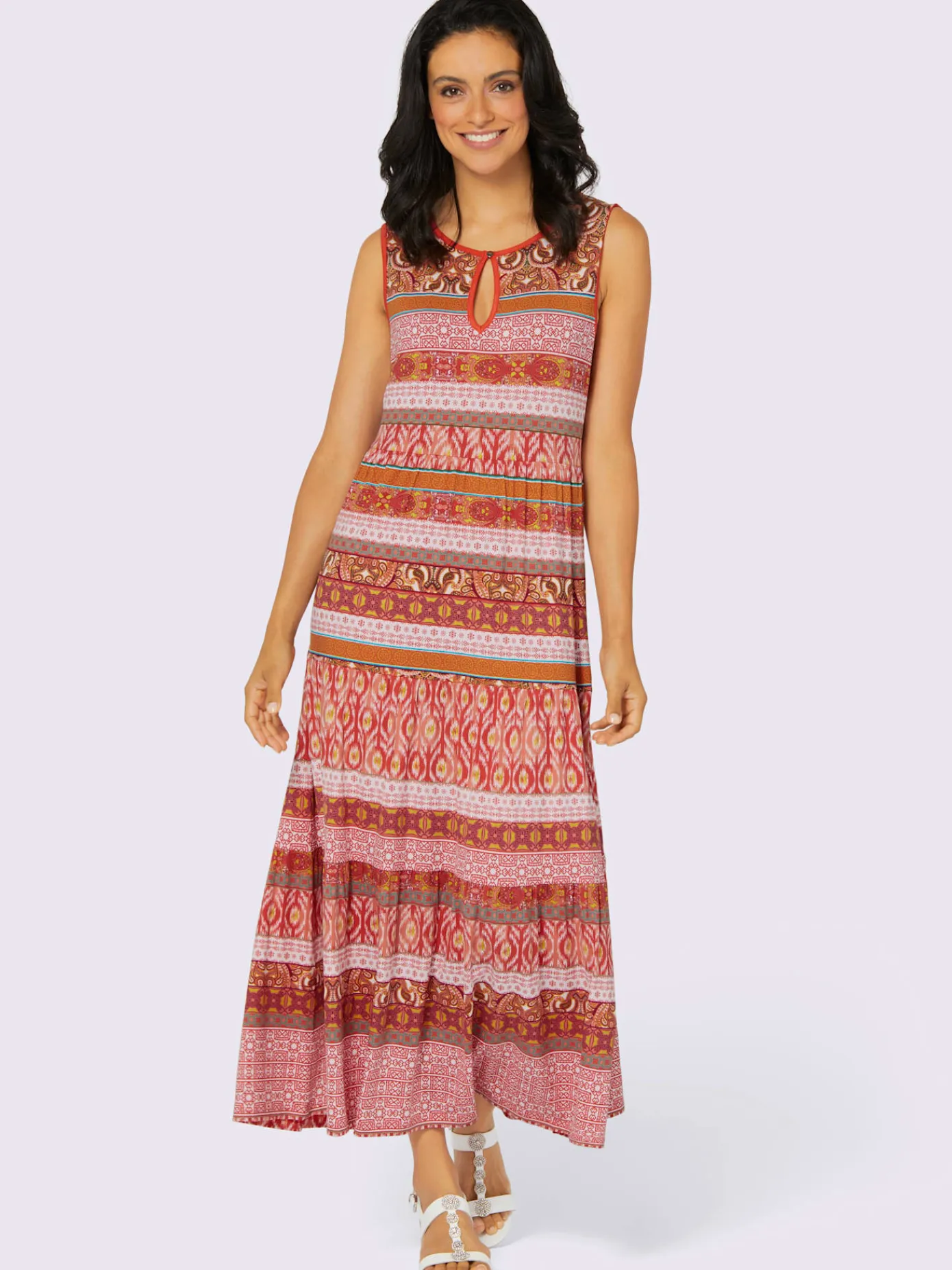 Robes<Robe en jersey viscose