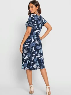 Robes<Robe en jersey viscose