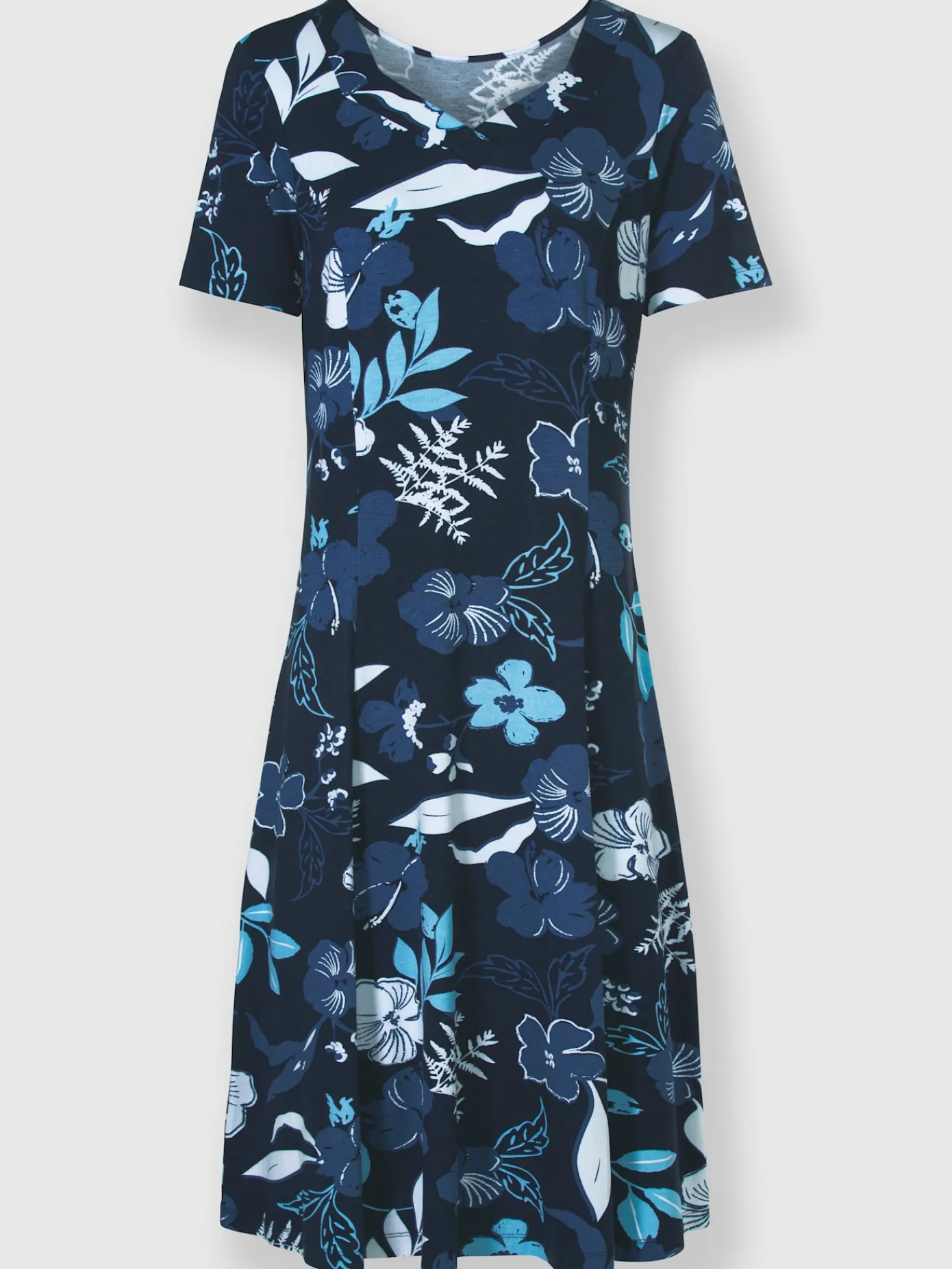 Robes<Robe en jersey viscose