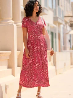 Robes<Robe en jersey viscose (ecovero)