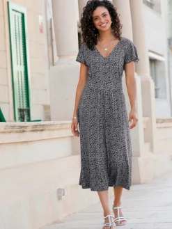 Robes<Robe en jersey viscose (ecovero)