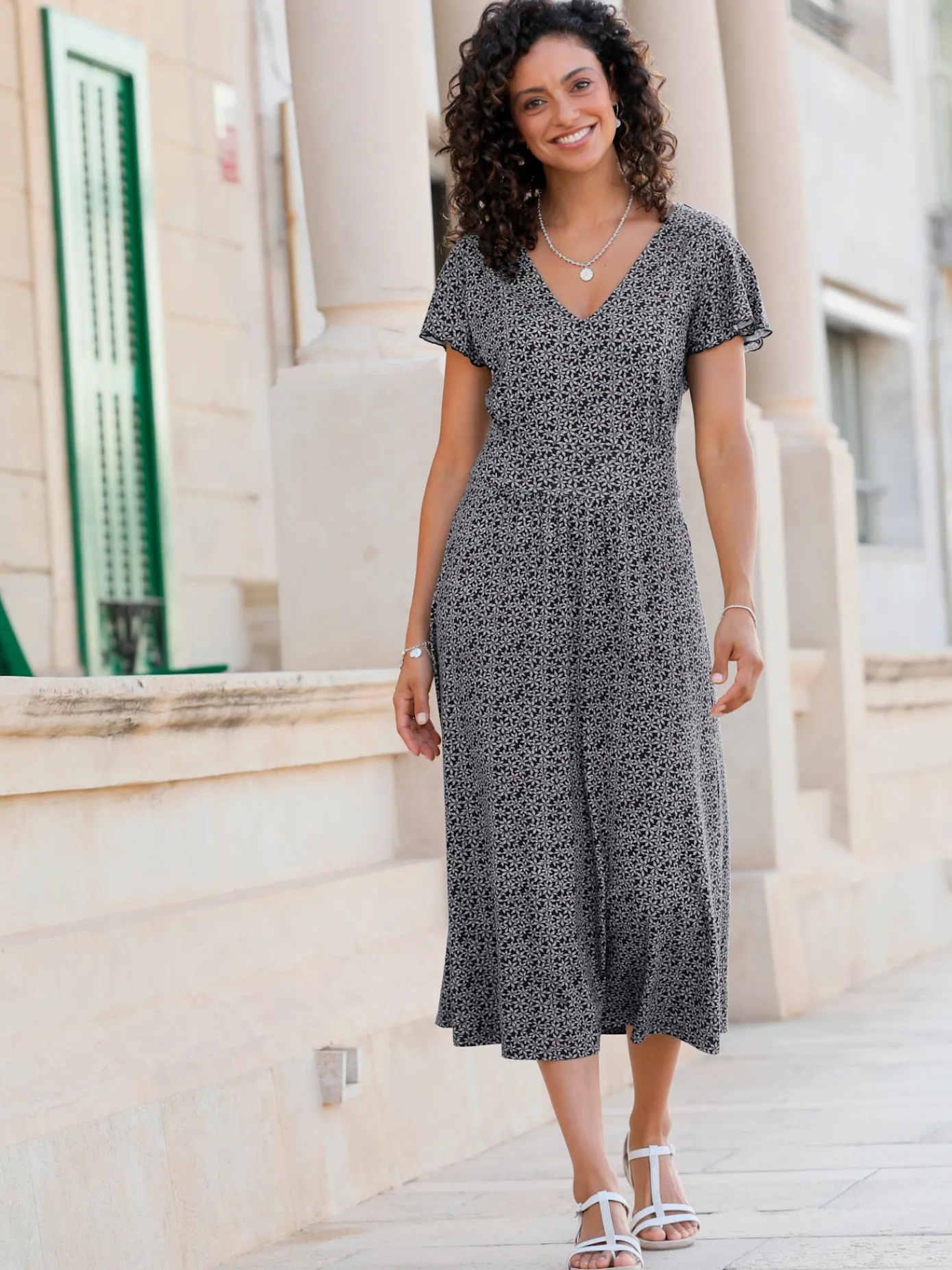Robes<Robe en jersey viscose (ecovero)