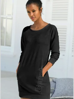 Bench. Loungewear Robes<Robe en matière sweat robe d'intérieur sportive avec grand imprimé logo