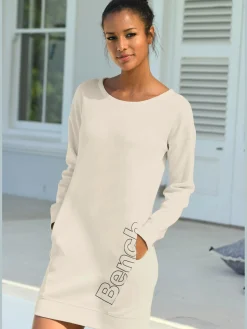 Bench. Loungewear Robes<Robe en matière sweat robe d'intérieur sportive avec grand imprimé logo