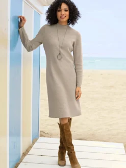 Linea Tesini Robes<Robe en tricot 50% viscose