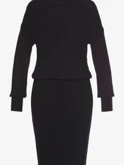 LASCANA Robes<Robe en tricot avec encolure ronde