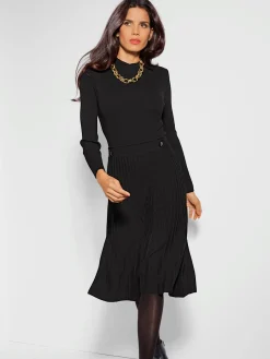 Ashley Brooke Robes<Robe en tricot légèrement évasé