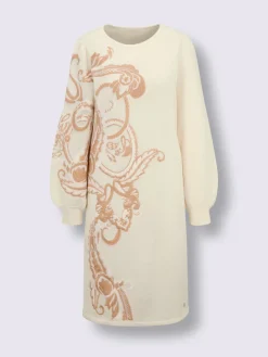 CREATION L PREMIUM Robes<Robe en tricot mélange mérinos/cachemire