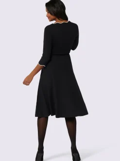 Fair Lady Robes<Robe en tricot tricot fin élégant