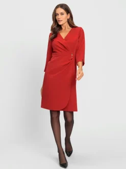 Ashley Brooke Robes<Robe extensible superbe aspect cache-cœur