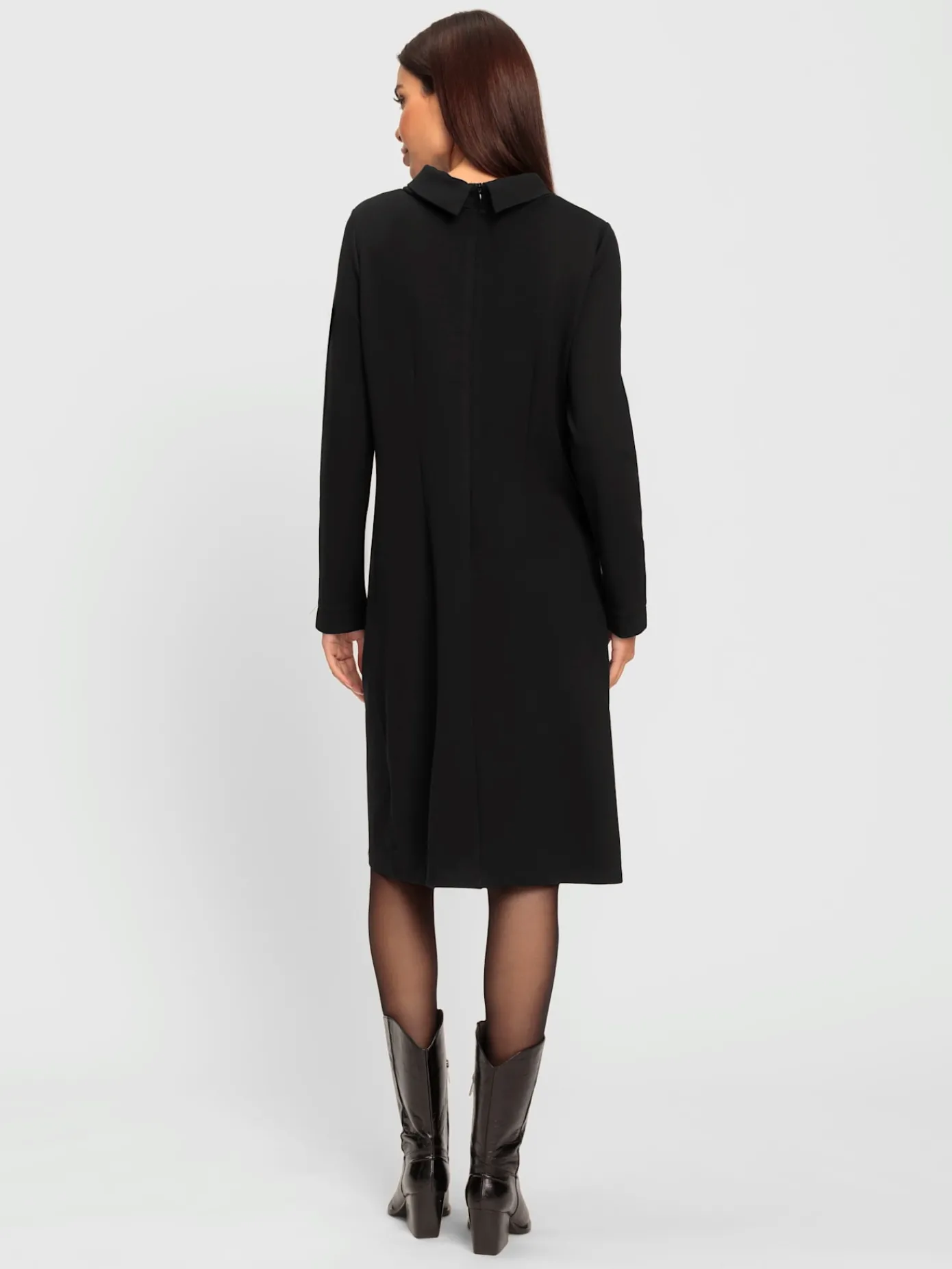 Rick Cardona Robes<Robe fourreau grand col roulé