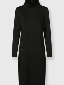 Rick Cardona Robes<Robe fourreau grand col roulé