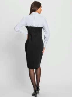 Ashley Brooke Robes<Robe fourreau look 2 en 1