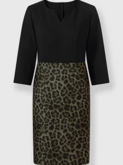 Ashley Brooke Robes<Robe fourreau partie jupe imprimée