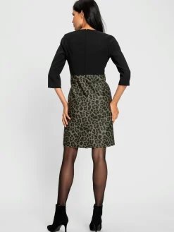 Ashley Brooke Robes<Robe fourreau partie jupe imprimée