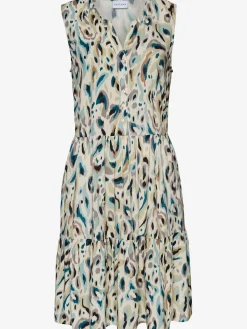 LASCANA Robes<Robe imprimée col v à bordure