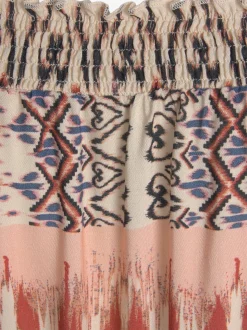 Buffalo Robes<Robe imprimée encolure carmen tendance