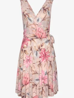 s.Oliver Robes<Robe imprimée encolure en v dégagée devant et au dos