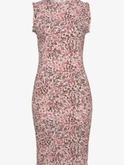 Vivance Robes<Robe imprimée encolure haute