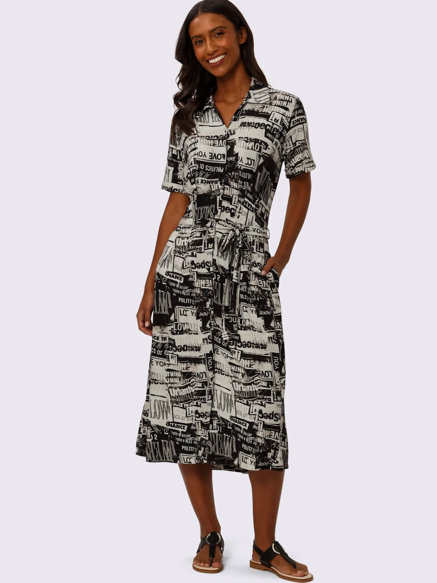 Mandarin Robes<Robe imprimée imprimé mode