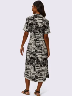 Mandarin Robes<Robe imprimée imprimé mode