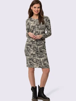 Mandarin Robes<Robe imprimée imprimé moderne