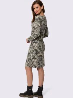 Mandarin Robes<Robe imprimée imprimé moderne