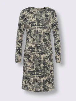 Mandarin Robes<Robe imprimée imprimé moderne