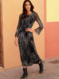 Mandarin Robes<Robe imprimée imprimé tendance