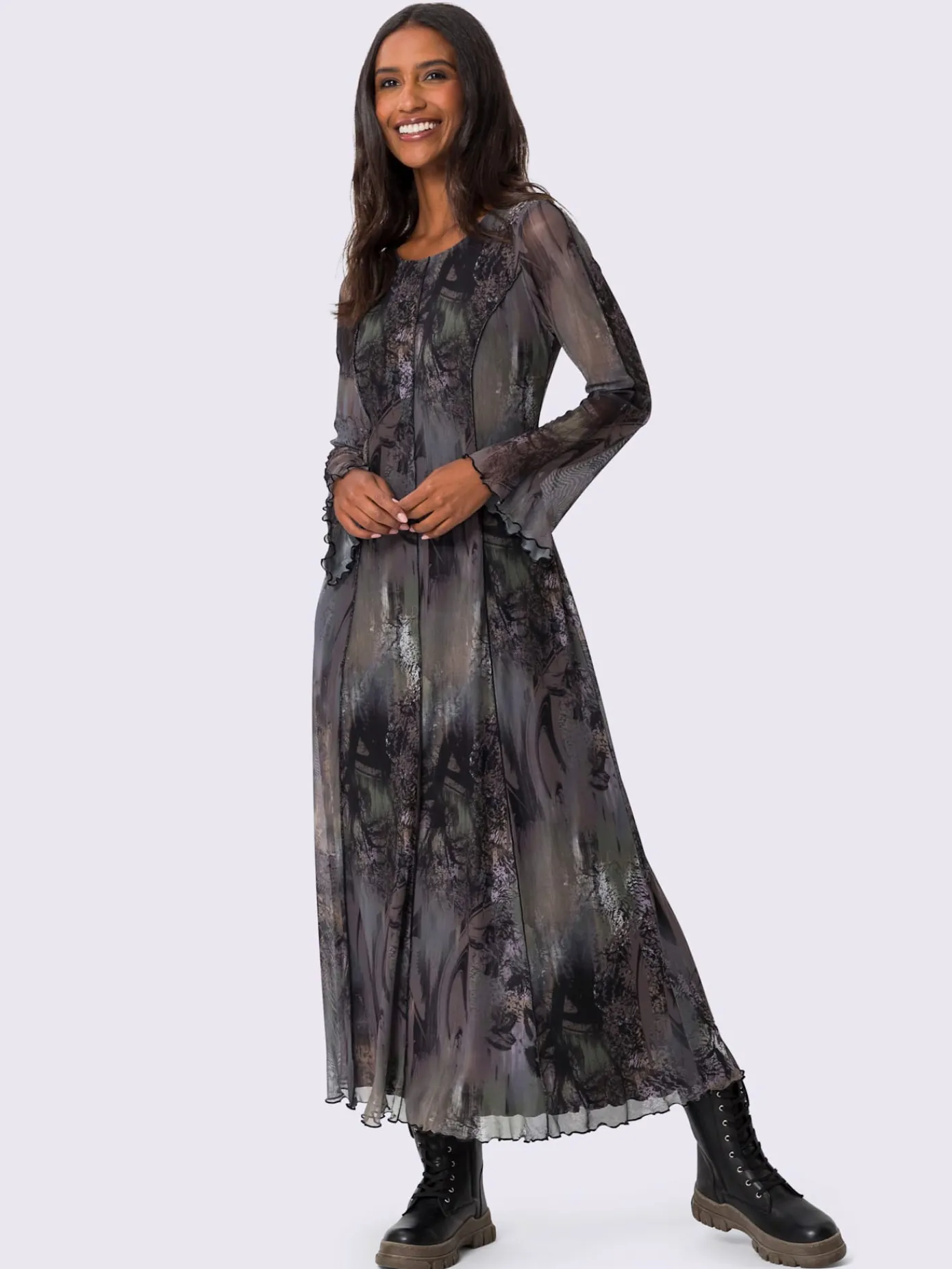 Mandarin Robes<Robe imprimée imprimé tendance