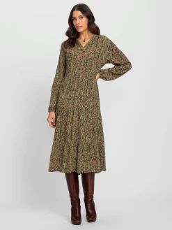 Robes<Robe imprimée qualité tissée